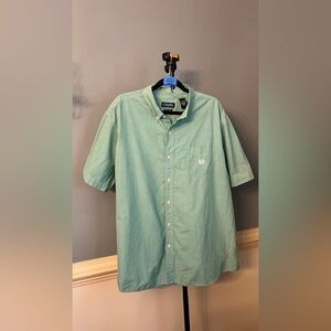 Chaps Men's Mint Green Casual Button‎ Down Shirt